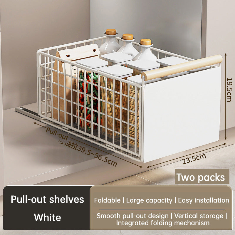 Pull-Out Kitchen Cabinet Organizer Drawer