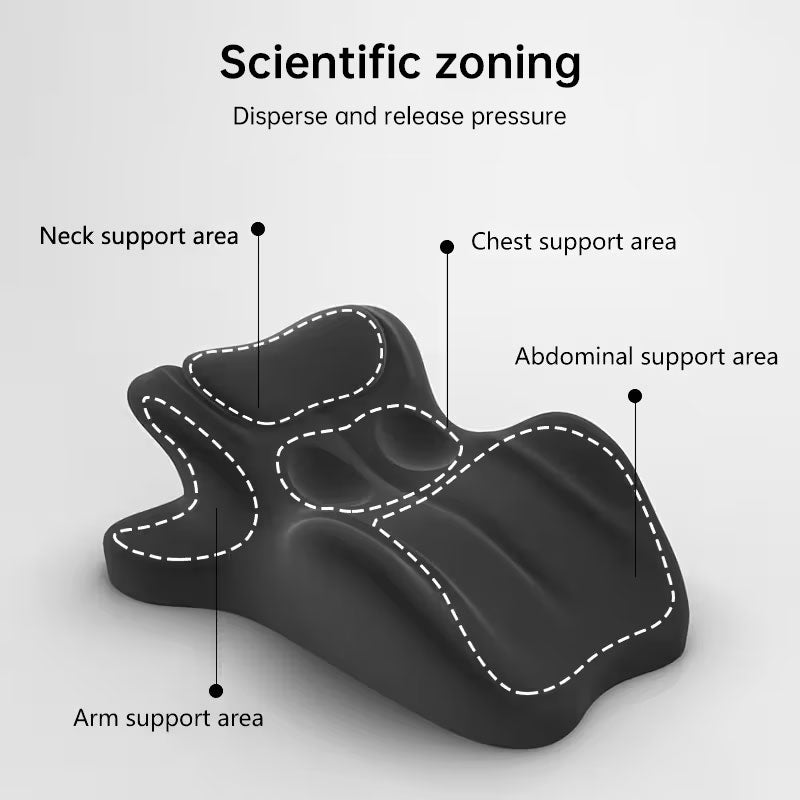 Memory Foam Bed Rest & Lumbar Support Pillow