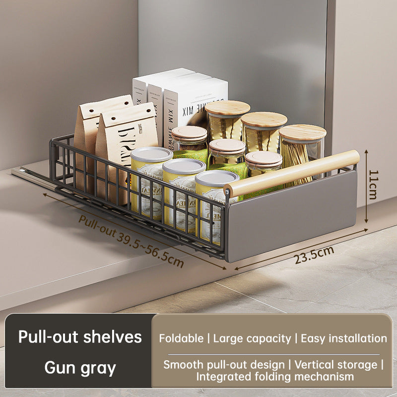 Pull-Out Kitchen Cabinet Organizer Drawer