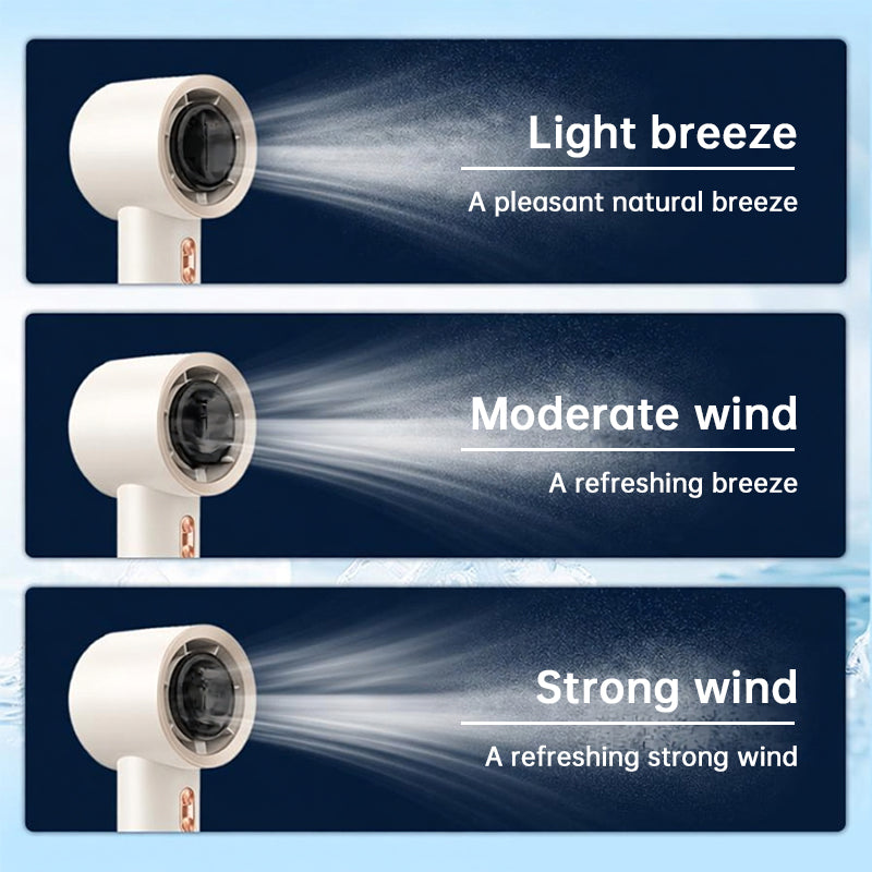 6-Blade High Speed Handheld Mini Fan
