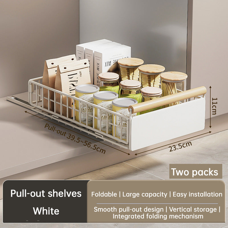 Pull-Out Kitchen Cabinet Organizer Drawer