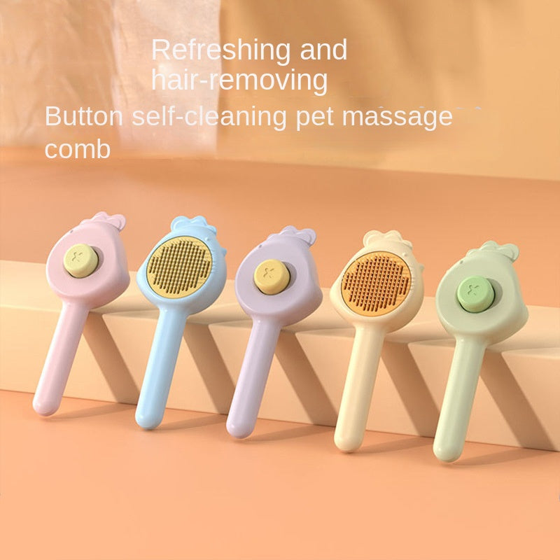 Cat & Dog Grooming Brush for Loose & Dead Hair Removal