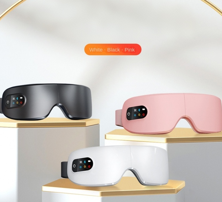 Rechargeable Heated Eye Massager with Vibration & Music