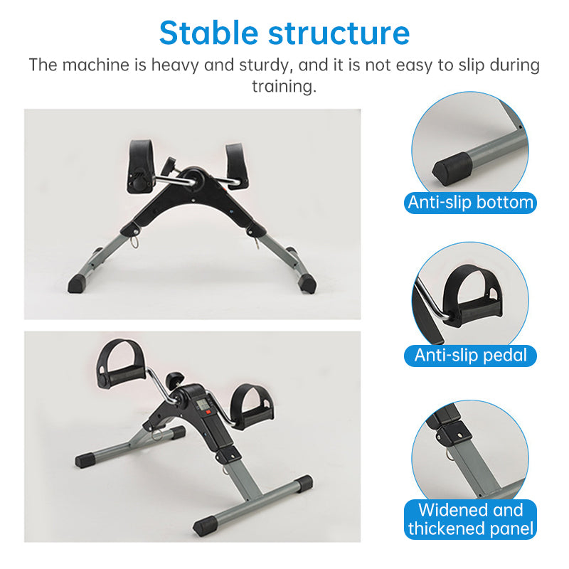 Compact Home Exercise Bike with LCD Monitor
