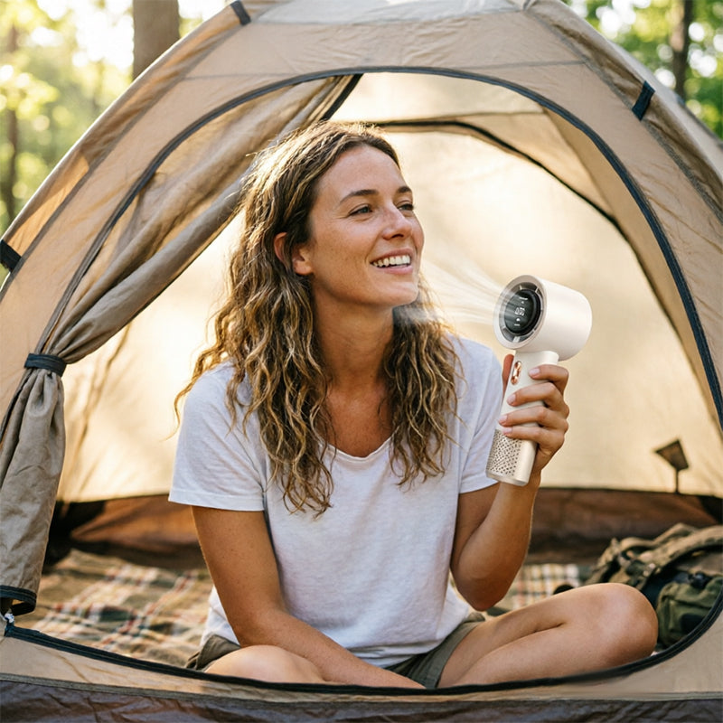 6-Blade High Speed Handheld Mini Fan