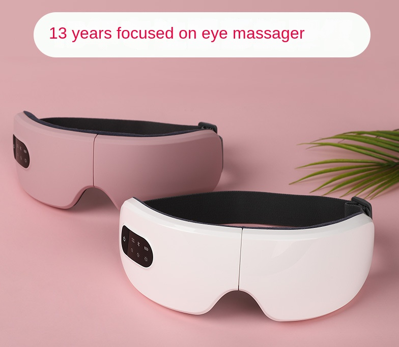 Rechargeable Heated Eye Massager with Vibration & Music