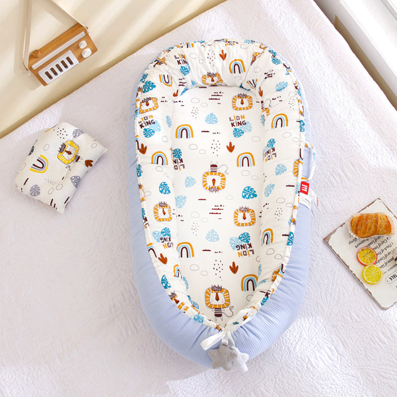 Removable & Washable Travel Baby Bed with Soft Cotton