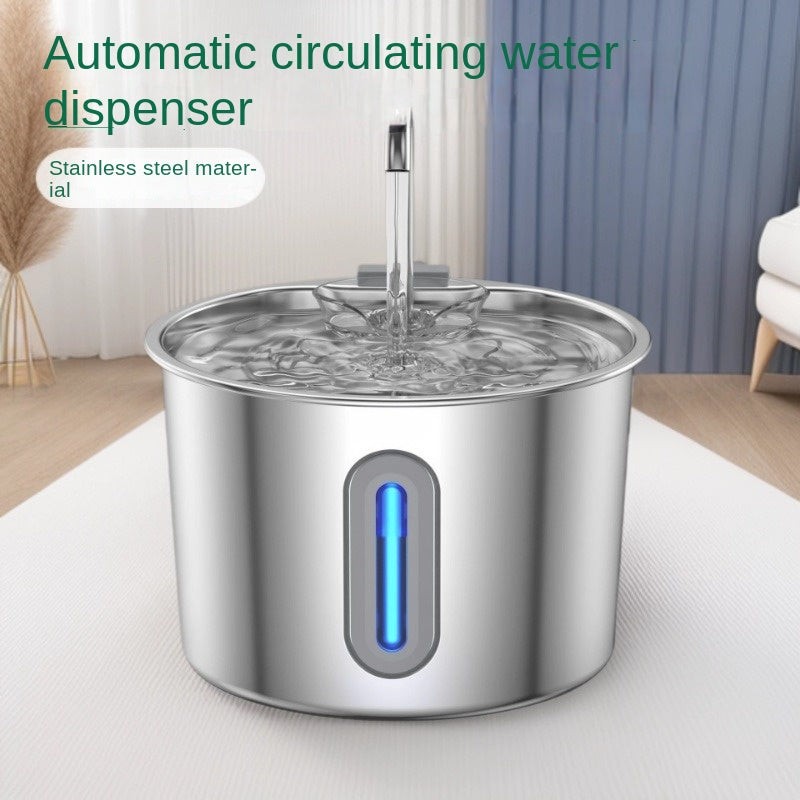 Stainless Steel Automatic Pet Water Fountain