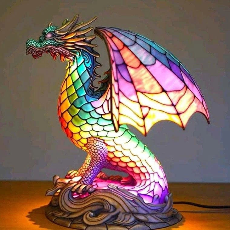 Resin Dog Statue Night Light for Home & Office Décor