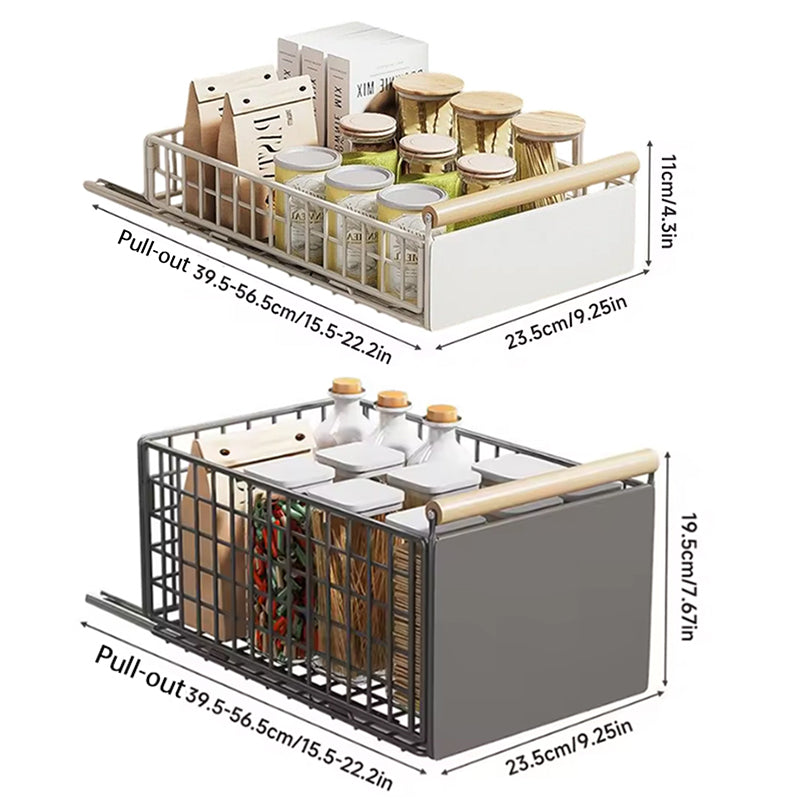 Pull-Out Kitchen Cabinet Organizer Drawer