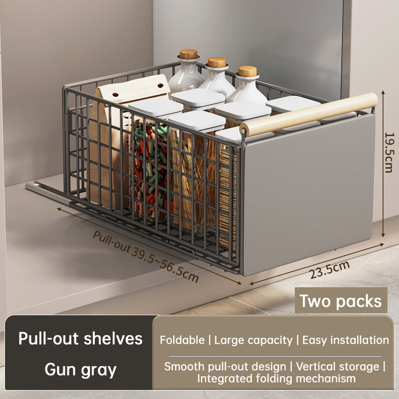 Pull-Out Kitchen Cabinet Organizer Drawer