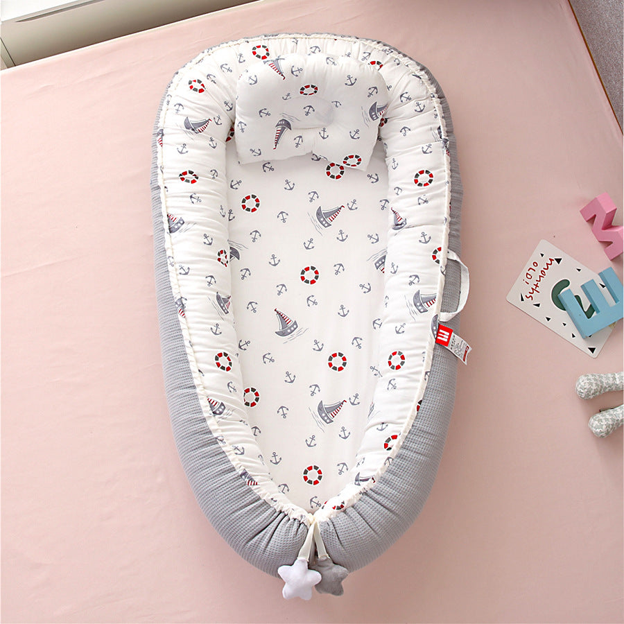 Removable & Washable Travel Baby Bed with Soft Cotton