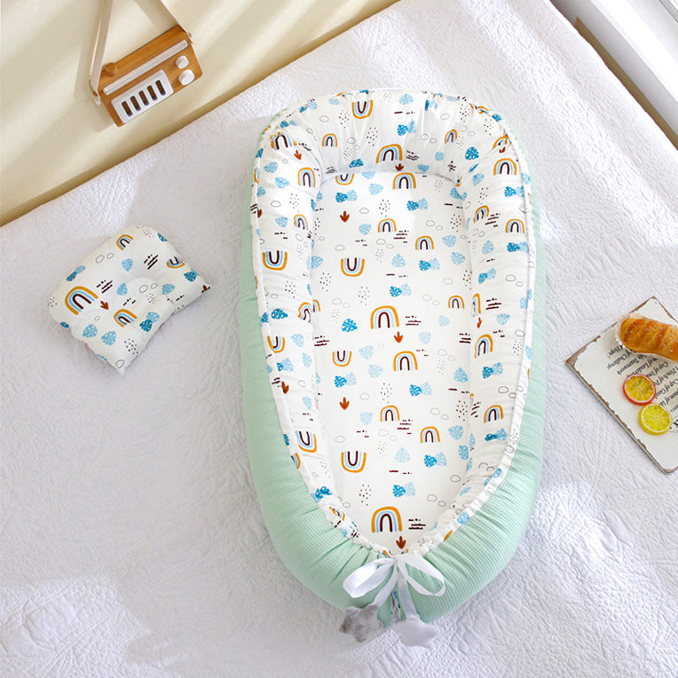 Removable & Washable Travel Baby Bed with Soft Cotton