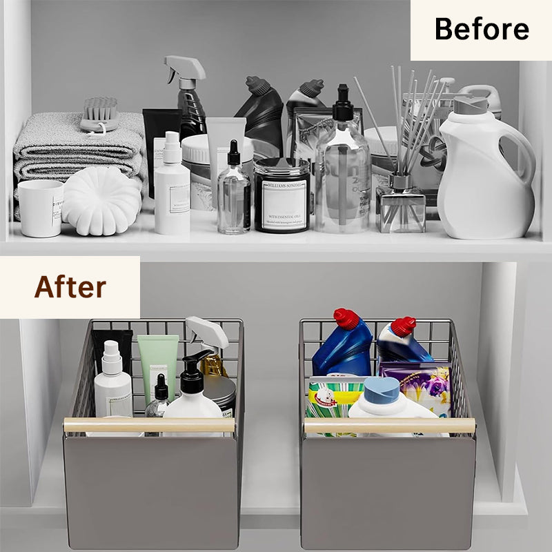 Pull-Out Kitchen Cabinet Organizer Drawer