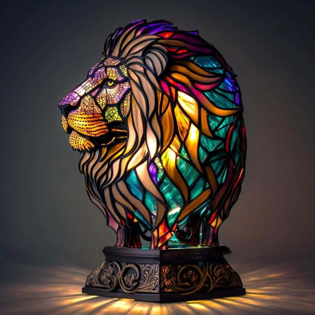 Resin Dog Statue Night Light for Home & Office Décor