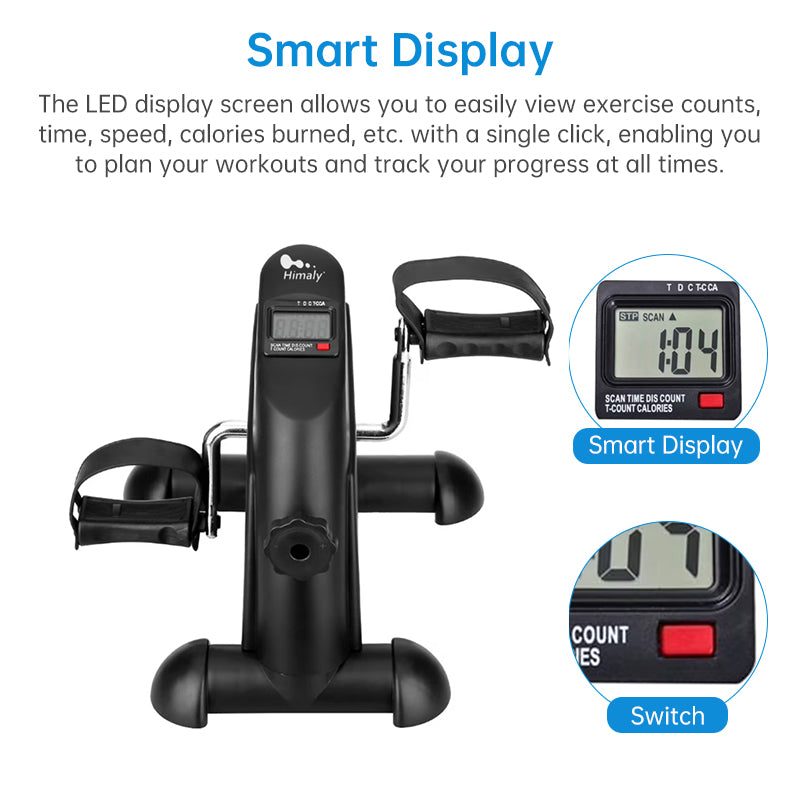 Compact Home Exercise Bike with LCD Monitor