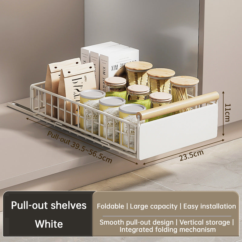 Pull-Out Kitchen Cabinet Organizer Drawer