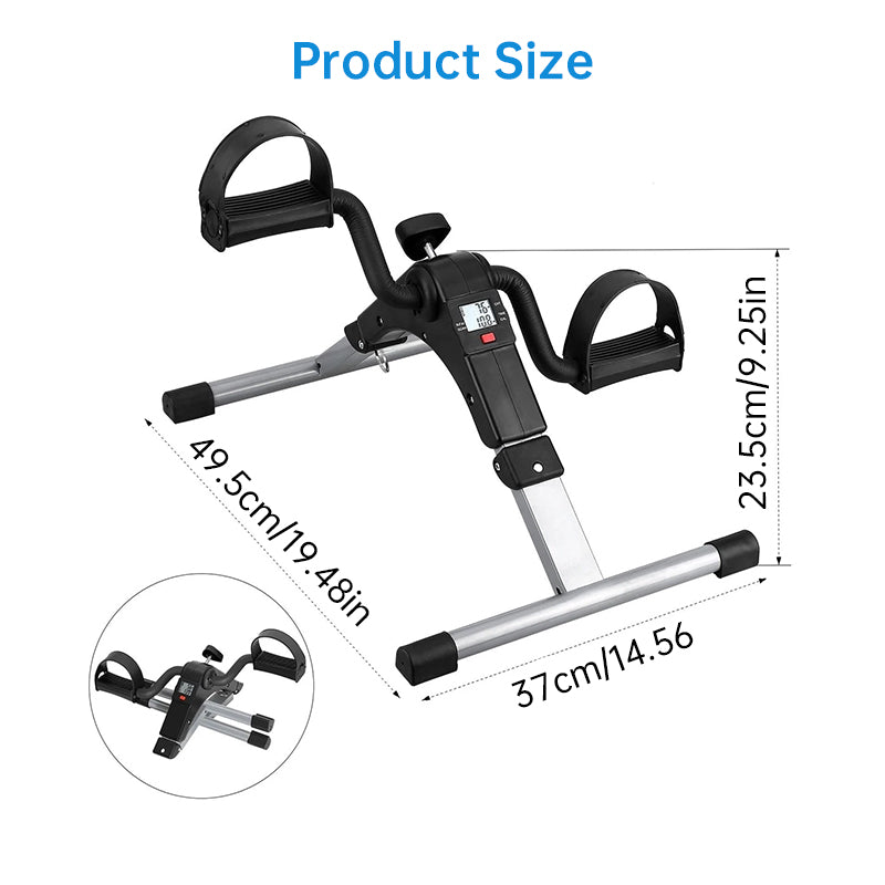 Compact Home Exercise Bike with LCD Monitor