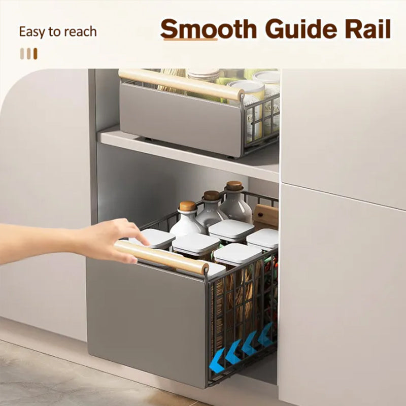 Pull-Out Kitchen Cabinet Organizer Drawer