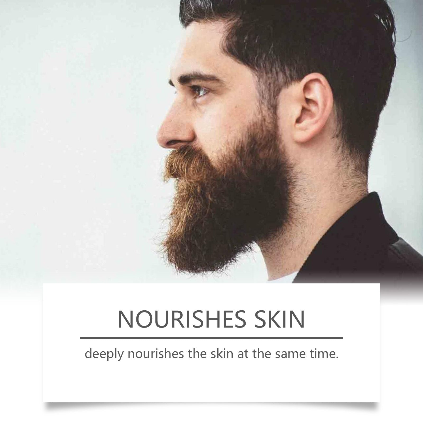Moisturizing & Softening Beard Growth Essential Oil with Roller Applicator (60ml)