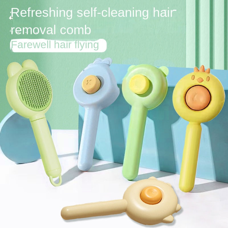 Cat & Dog Grooming Brush for Loose & Dead Hair Removal