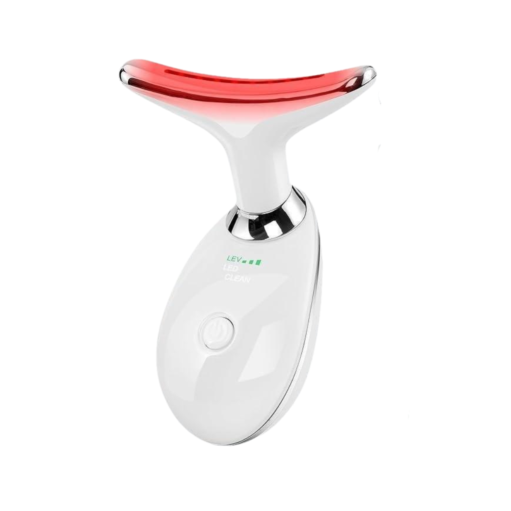 Neck Massager with Vibration & 7-Color Light Therapy